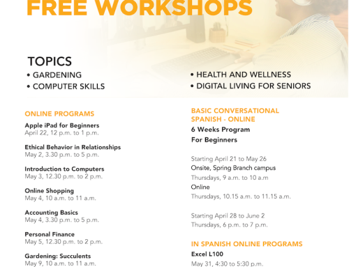 HCC: Free Workshops in English and Spanish